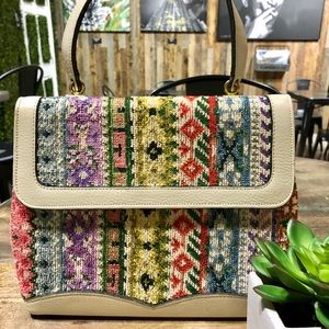MIDCENTURY! MARGOLIN  Embroidered Handbag